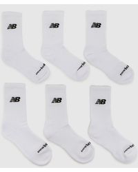 New Balance - Everyday Midcalf Socks 6 Pack - Lyst