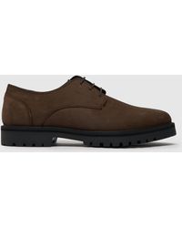 Schuh Pierson Chunky Derby Shoes - Brown