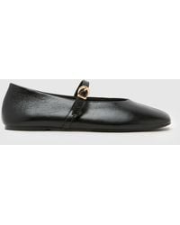 schuh - London Leather Ballet Flats - Lyst