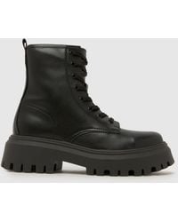 schuh - Angel Chunky Lace Up Boots - Lyst