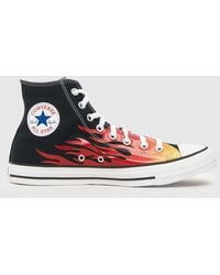 Converse - All Star Hi Flames Trainers In - Lyst