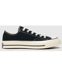 Converse - Chuck 70 Ox Trainers In Black & White - Lyst
