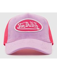 Von Dutch - Velvet Trucker Cap - Lyst