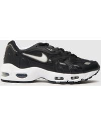 Nike - Air Max 96 Trainers In Black & White - Lyst