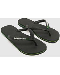 Havaianas - Brasil Logo Sandals - Lyst