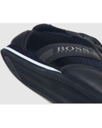 hugo boss lighter low nylon trainer
