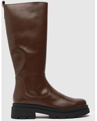 schuh - Ladies Drew Leather Knee Boots - Lyst