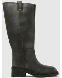 schuh - Doria Leather Knee High Boots - Lyst