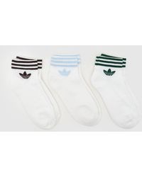 adidas - Ankle Socks 3 Pack - Lyst