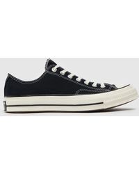 Converse - Chuck 70 Ox Trainers In Black & White - Lyst