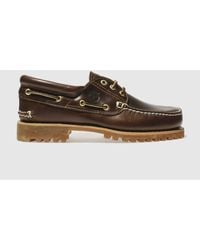 Timberland Classic 3 Eye Boat Shoes - Brown