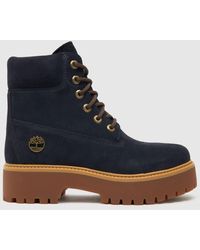 Timberland - Blue Stone Street Lace Up Boots - Lyst