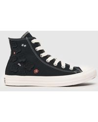 Converse - All Star Hi Flower Play Trainers In - Lyst