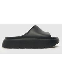 Schuh - Tatia Footbed Slider Sandals In - Lyst