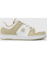 Dc - Manteca 4 Sn Trainers In White & Beige - Lyst