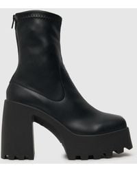 Schuh - Women's Alvise Sock Platform Boots - Lyst