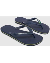 Havaianas - Brasil Logo Sandals - Lyst
