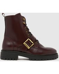Barbour - Ouseburne Biker Boots - Lyst