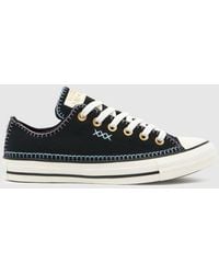 Converse - All Star Ox Crafted Stitch Trainers In - Lyst