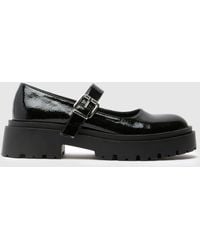 schuh - Laken Chunky Mary Jane Flats - Lyst