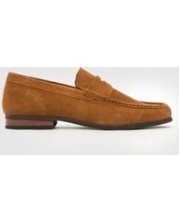 schuh - Rico Suede Loafer Shoes - Lyst