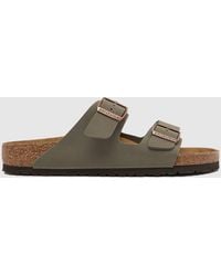 Birkenstock - Arizona Khaki Sandals, Size: 6 (Eu 40) - Lyst