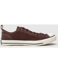 Converse - Wide Fit All Star Ox Wide Trainers In - Lyst