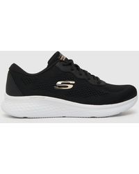 Gold cheap skechers trainers