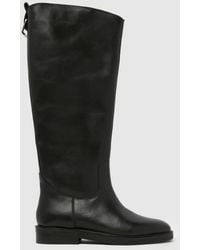 schuh - Daffodil Leather Riding Boots - Lyst