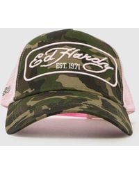 Ed Hardy - 1971 Camo 5 Panel Trucker Cap - Lyst