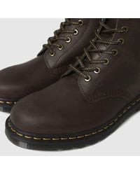 dark brown 1460 pascal wild buck boots