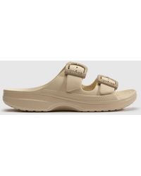 Crocs™ - Saturday Enamel Buckle Sandals - Lyst