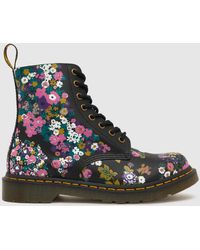 Dr. Martens - 1460 Pascal Floral Boots In - Lyst