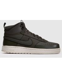 Nike - Court Vision Mid Trainers - Lyst