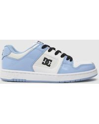 Dc - Manteca 4 Trainers In White & Blue - Lyst