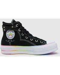 Converse - All Star Lift Hi Pride Trainers In - Lyst