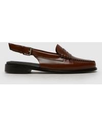 G.H. Bass & Co. - Weejuns Penny Sling Loafer Flats - Lyst