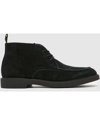schuh - Dabi Suede Apron Lace Up Boots - Lyst