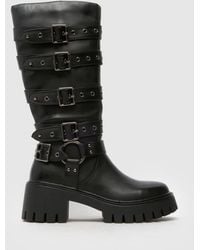 SIMMI - Berlin Chunky Biker Boots - Lyst