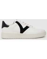 Victoria - Madrid Trainers In White & Black - Lyst