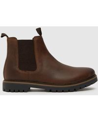 Schuh - Dawson Leather Chelsea Boots In - Lyst