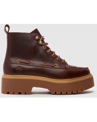 Timberland - Stone Street 7 Eye Platform Boots - Lyst