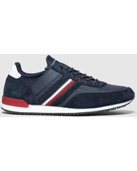 tommy hilfiger mens trainers black