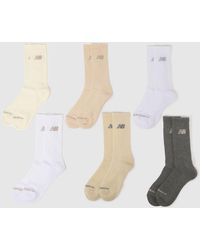 New Balance - Everyday Crew Sock 6 Pk - Lyst