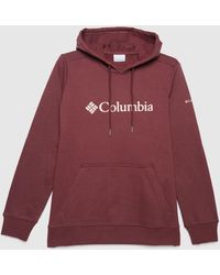 Columbia Ladies Logo Hoodie - Red