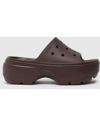 Crocs™ - Stomp Slide Sandals In - Lyst
