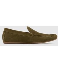 schuh - Roper Suede Driver Shoes - Lyst