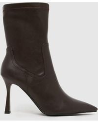 SIMMI - Dana Pointed Heeled Boots - Lyst