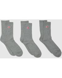 New Balance - Patch Logo Mid Sock 3 Pack - Lyst