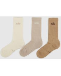 Nike - Everyday Crew Socks 3Pk - Lyst